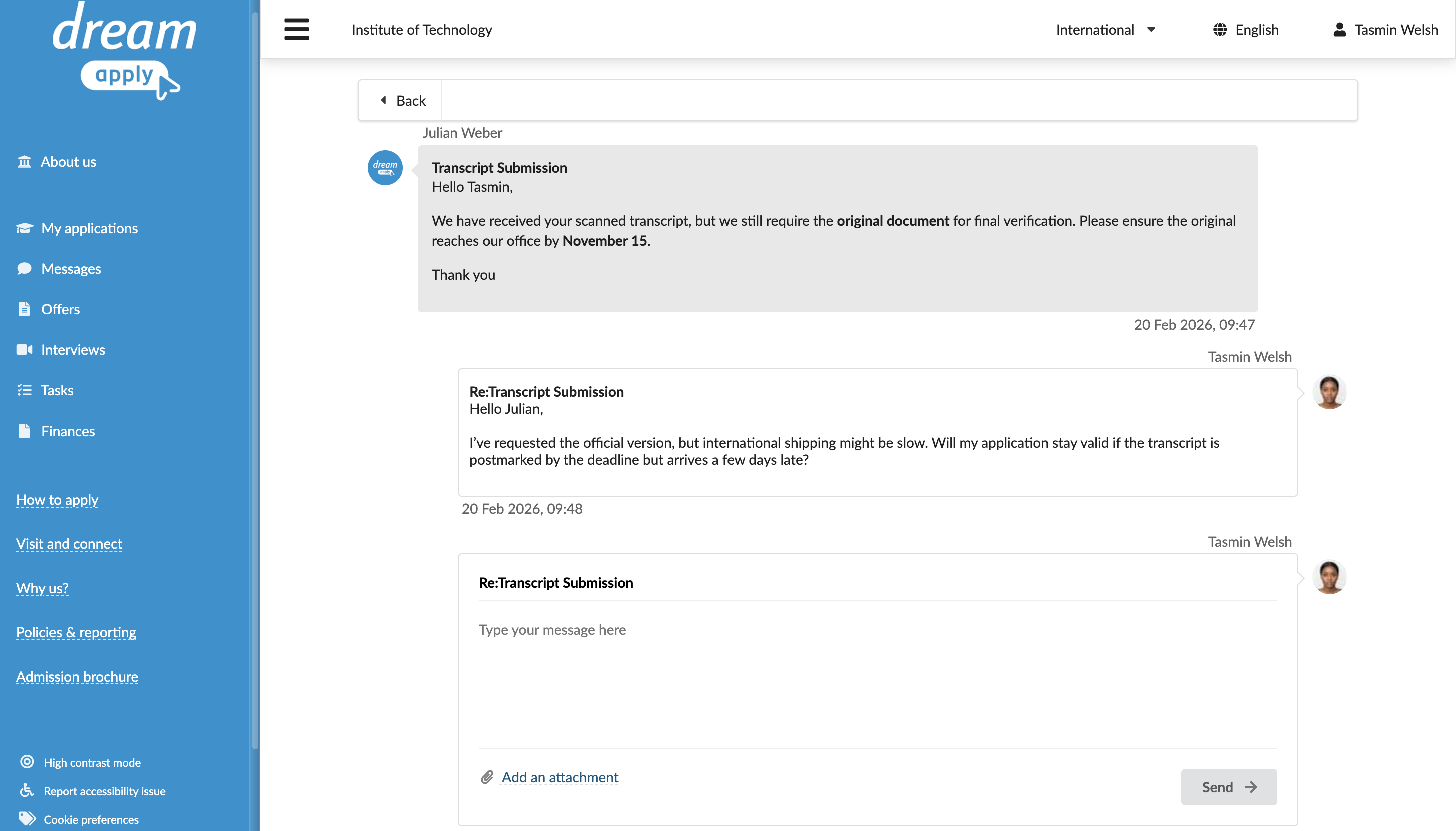 Email thread
