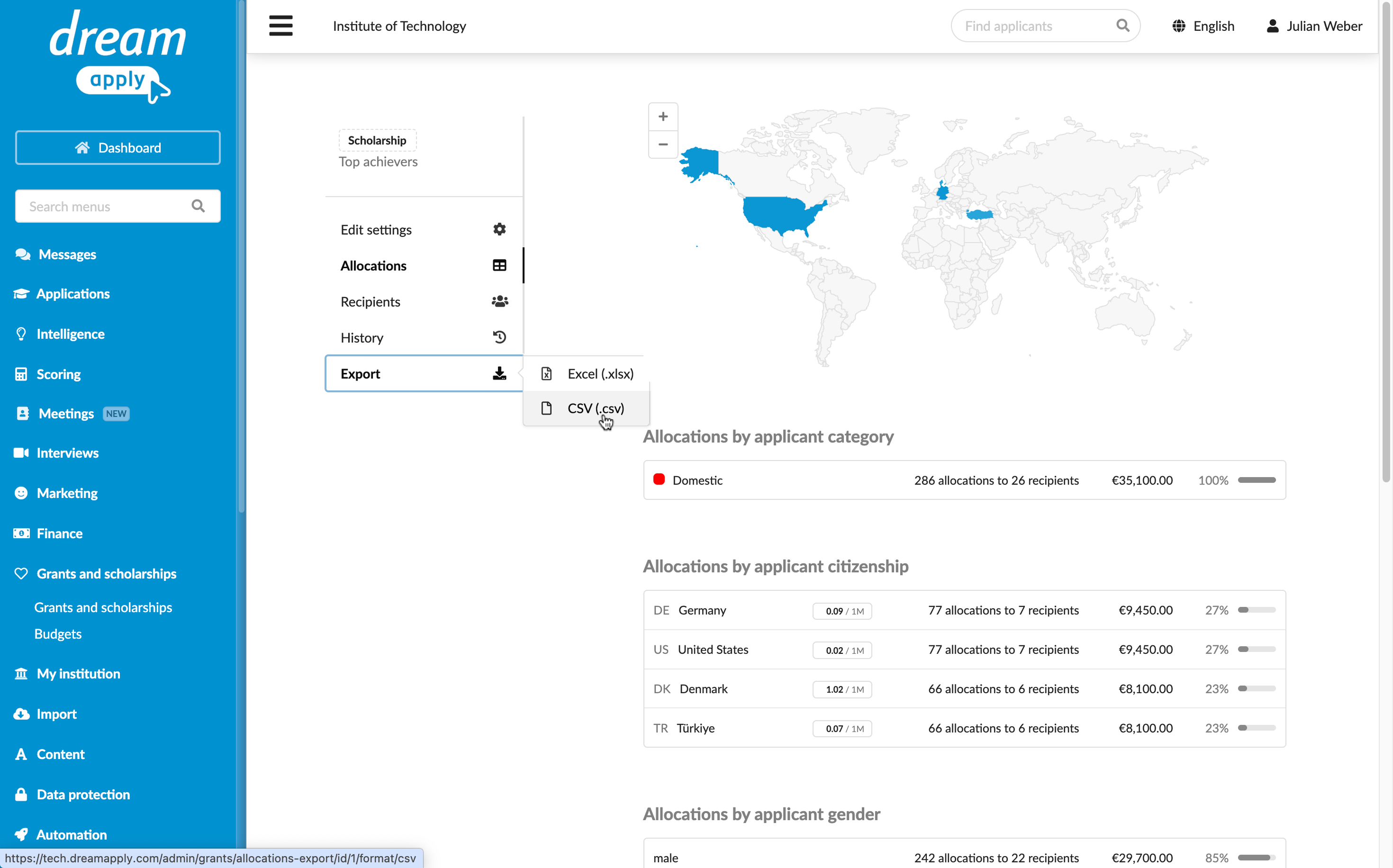 Viewing reports