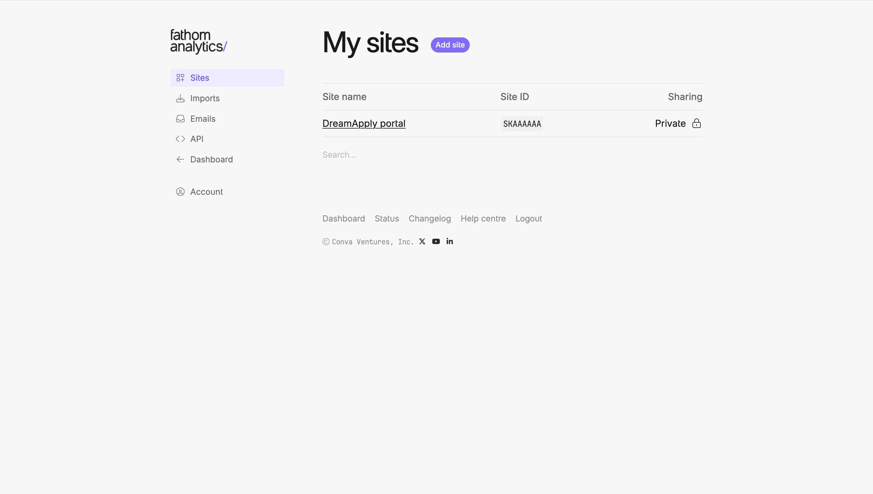 Obtaining the site ID