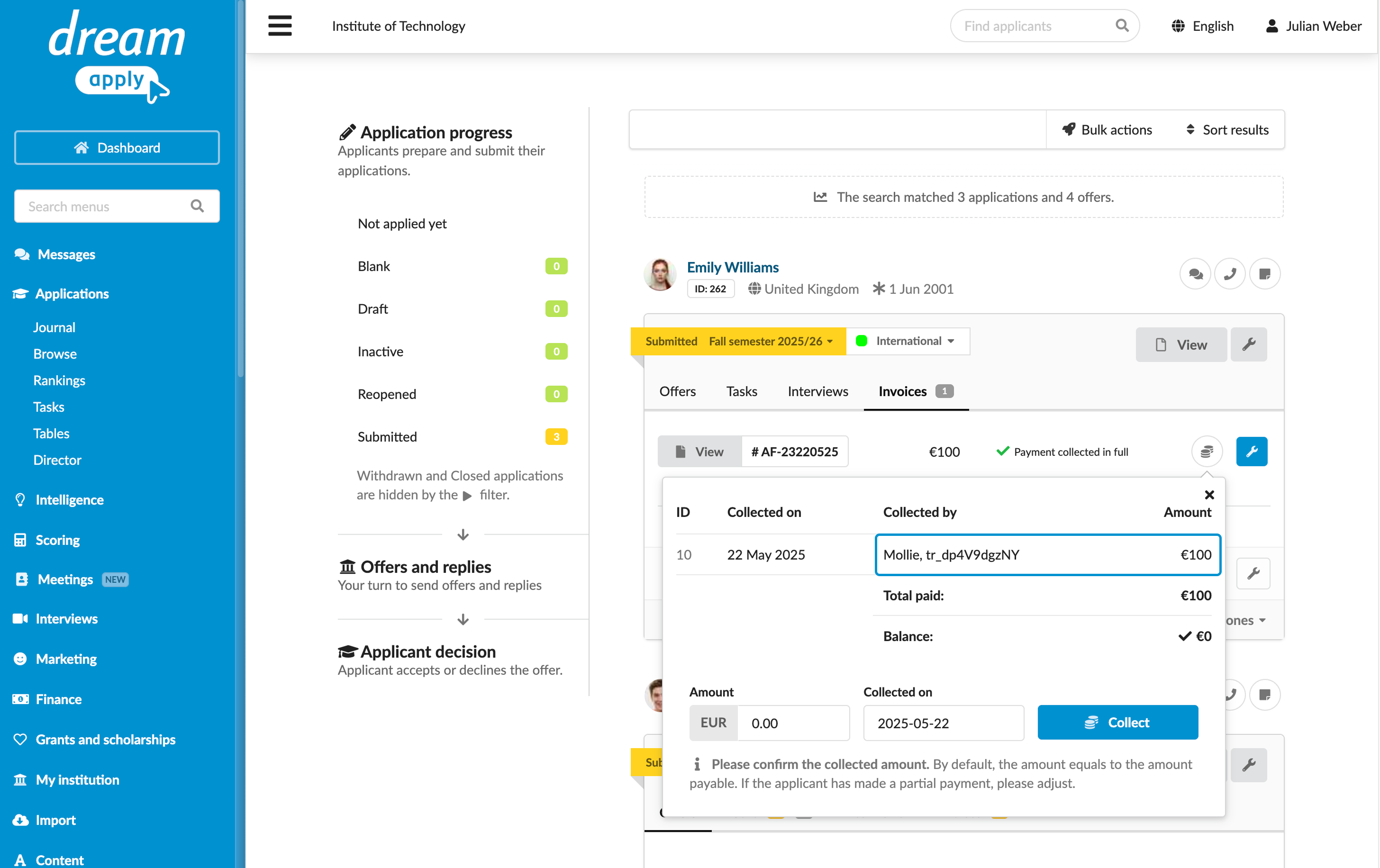 Viewing an external ID