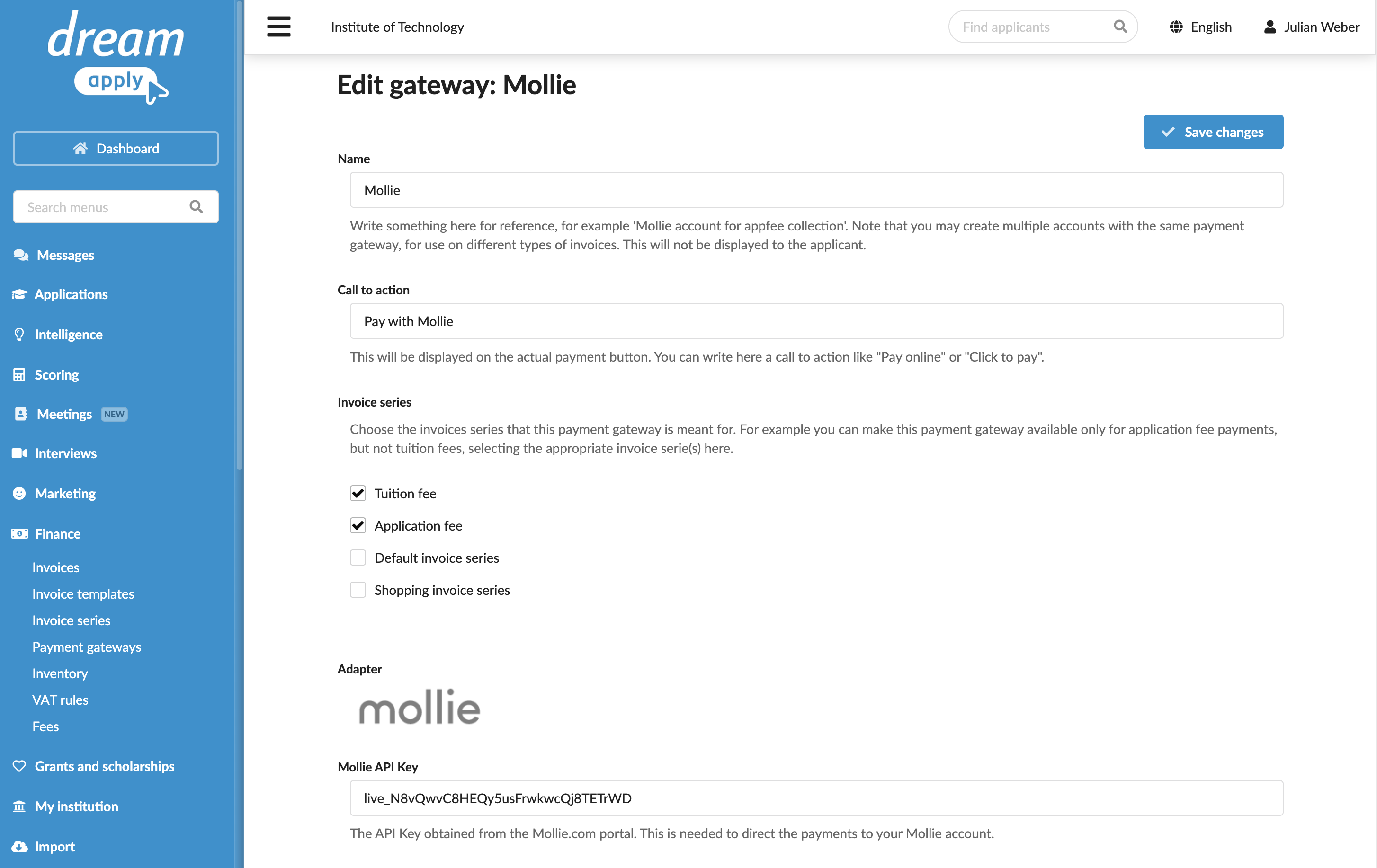 Integrating with Mollie