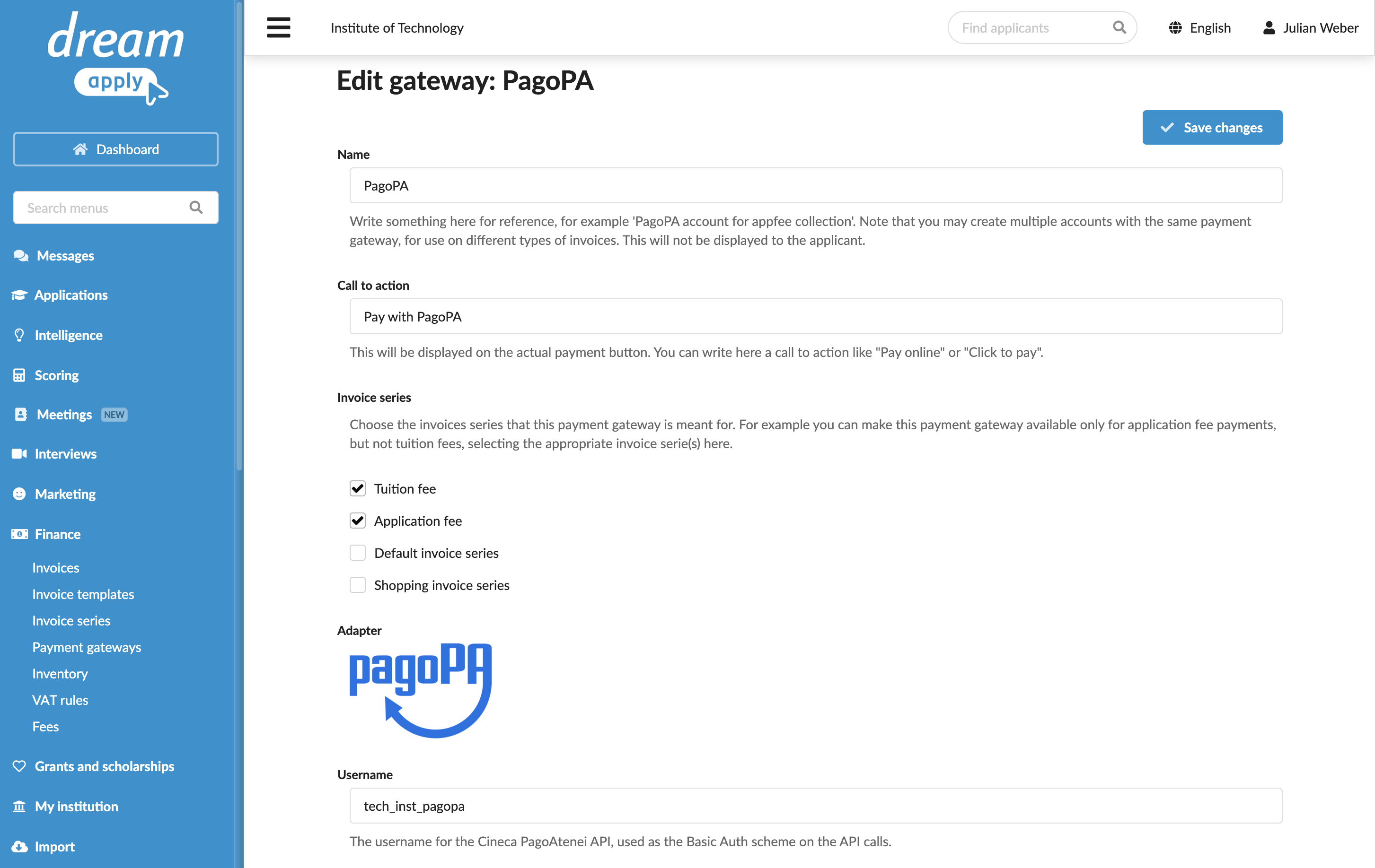 Integrating with pagoPA