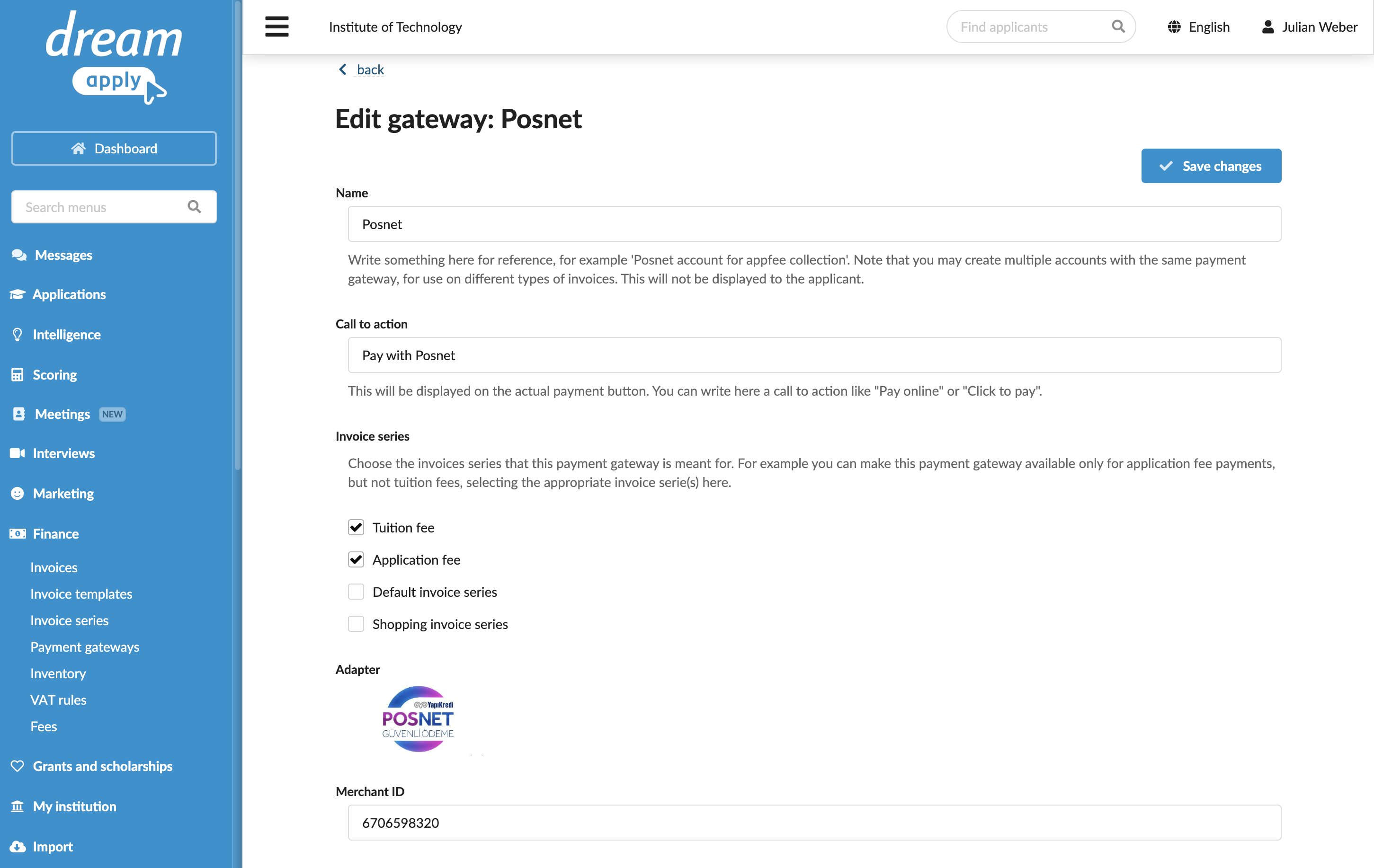 Integrating with Posnet