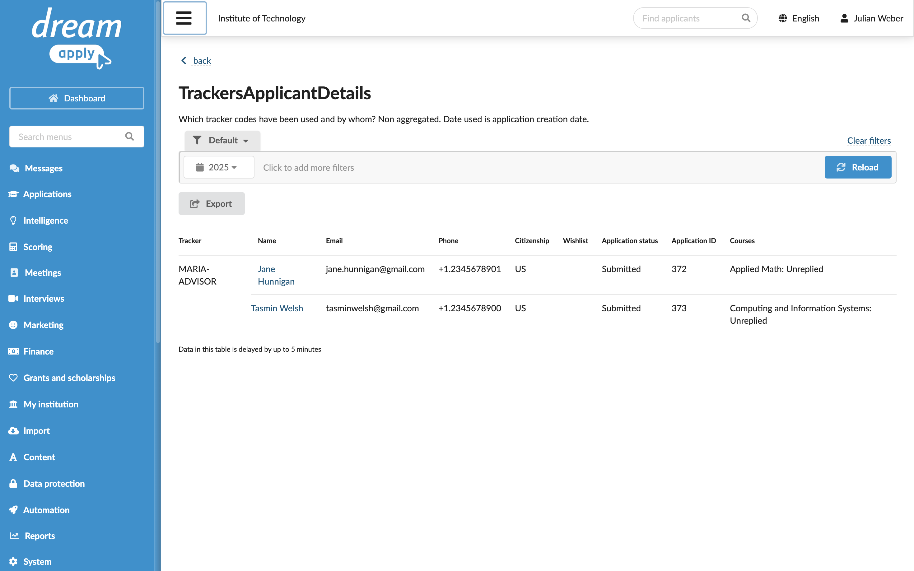 Generating a compensation report