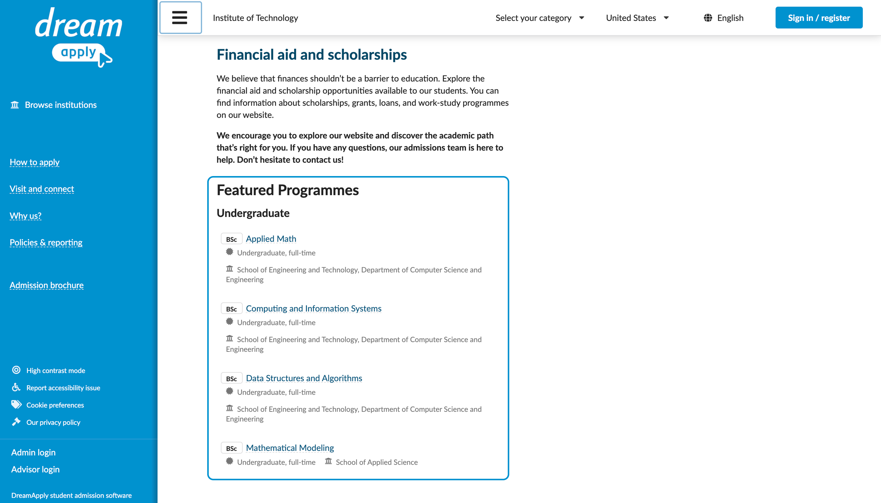 Promoting programmes