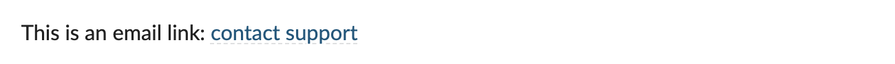 Textile-formatted email links