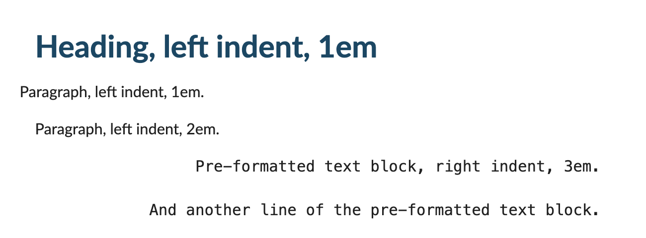 Indents in Textile